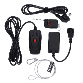Algamlight Máquina de Humo 1000W para Fiesta y Evento con Mando a Distancia Inalámbrico y Cable - Volumen Cubierto 150m³