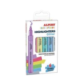 Estuche 6 Subrayadores Glitter Color Experience Alpino SU000006 Precio: 9.9499994. SKU: B12RHKHQ6D