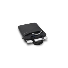 Kensington Funda ECO-FRIENDLY 12" Negro K60102WW para Portátil, Poliéster Reciclado, Resistente al Agua, con Bolsillos y Asa