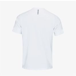 Camiseta de Manga Corta Hombre Head Padel Tech Naranja Pádel