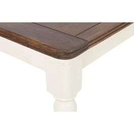 DKD Home Decor Mesa Comedor Tradicional Crema Marron 90 x 76 x 160 cm
