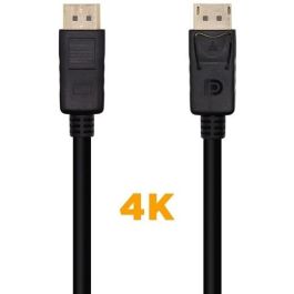 Aisens Cable Displayport V1.2 4K@60Hz DP-M a DP-M Negro 1 Metro Precio: 3.50000002. SKU: S0236501