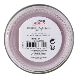 The Candle Factory Mini Tarro Con Vela Aroma Camelia Rosa Tarro Cristal 6.2x6.3cm 13h 70g