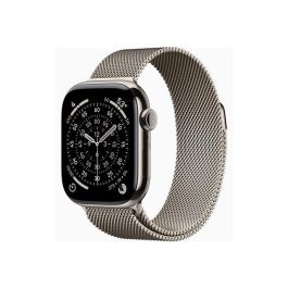 Apple Watch Series 11 GPS + Cellular con caja de titanio natural de 42 mm y correa Milanese Loop | Reloj inteligente