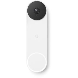 Google GA01318-FR Nest Video Doorbell Timbre de Video Inalámbrico con Batería Recargable Blanco IP54 Wi-Fi para Hogar Precio: 222.50000058. SKU: B19VXNBYXZ