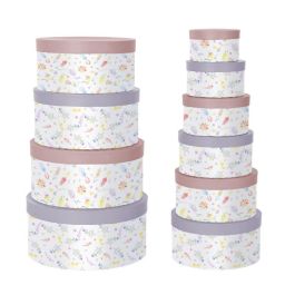 Caja Shabby DKD Home Decor Multicolor Azul 37.5 x 18 x 37.5 cm Set de 10 Precio: 34.50000037. SKU: S3027961