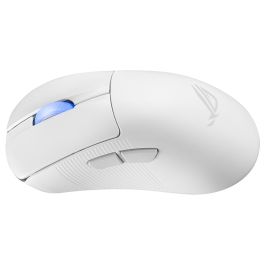 Asus ROG Keris II Ace Wireless AimPoint Ratón Inalámbrico Mano Derecha RF + Bluetooth + USB Tipo-A Óptico 42000 DPI 90MP03N0-BMUA10 Blanco