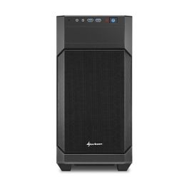 SHARKOON V1000 Mini Tower Negro Caja Micro-ATX con Flujo de Aire Óptimo