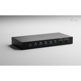 I-Tec USB-C KVM Docking Station PRO para 3 Hosts, Dual Video, Power Delivery 92W, Ethernet Gigabit, Negro