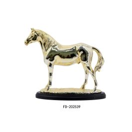 DKD Home Decor Figura Caballo Dorado y Negro Resina 11.5 x 26 x 30 cm Precio: 23.68999952. SKU: S3039528