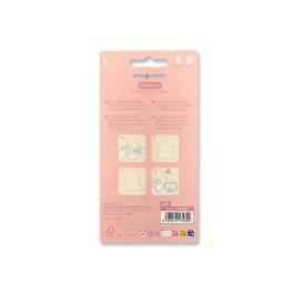 Imaginovo Bloc notas adhesivas conejito azul 20 hojas 85x164 mm