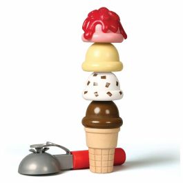 Melissa & Doug SPI6074905 - Juego de simulación Dispensador de Helado con Accesorios - 28 Piezas - Edades 3+