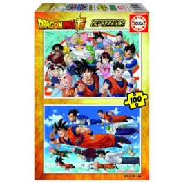 Educa Puzzle 2x100 piezas Dragon Ball para niños de 6 a 8 años Precio: 9.99944. SKU: S2403690