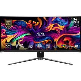 MSI MAG 341CQPDE Monitor Gaming Curvo QD-OLED 86.82cm (34.18") 3440 x 1440 Precio: 1174.49999997. SKU: B1BKXP7AEG