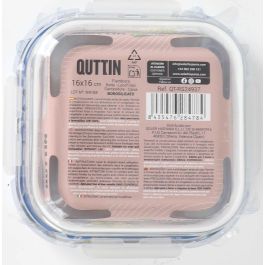 Inde Fiambrera Cuadrada con Tapa Hermética 16x16 cm Estilo Boho (6 Unidades)