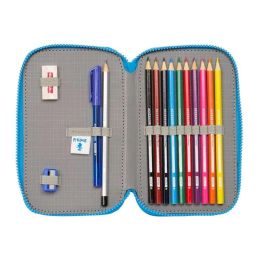 Plumier Doble Los Pitufos Azul Azul cielo 12.5 x 19.5 x 4 cm (28 piezas) Plumier Doble Los Pitufos Azul Azul cielo 12.5 x 19.5 x 4 cm (28 piezas)