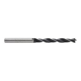 Wolfcraft Broca espiral para madera blanda, acero al cromo-vanadio, Ø6x93 mm, longitud de trabajo 60 mm
