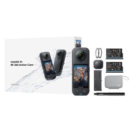 Insta360 INS6977644761496 X5 Bundle Edition Cámara Deportiva 360° 8K WiFi Bluetooth FlowState Resistente Agua Precio: 773.88999952. SKU: B17DMSTTQK