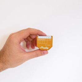 Shelly Wave i4 Relais Z-Wave Szenenaktivierer, Interruptor Inteligente Inalámbrico, Voltaje 110-240V, 16A, Naranja