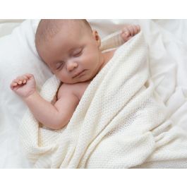 KioKids Mantita Bebé 100% Bambú Beige Termoreguladora Suave Hipoalergénica Certificado OEKO-TEX 80x110cm