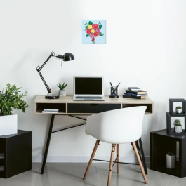 Ravensburger 25520 Pintar por números Ramo de rosas 20x20 cm, Ocio creativo para Adulto