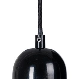 Lámpara Techo Verde Metal-Cristal 25 X 25 X 23 cm