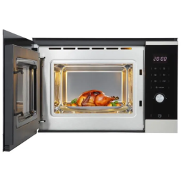 Continental Edison Microondas de empotrar CEMO25GINES Acero inoxidable negro L59,5 x H38,8 x D40,1 cm - 25L