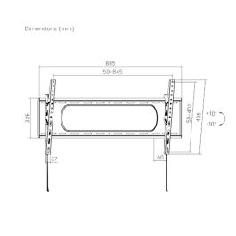 Soporte TV TM Electron 43” 90" 80 kg