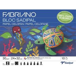 Sadipal Bloc de Manualidades Papel Celofán 10 Hojas 32x24 cm Colores Surtidos Precio: 2.95000057. SKU: B1JRPW24NF