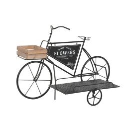 DKD Home Decor Expositor Terraza Y Jardin Negro Marron 62 x 83 x 131 cm