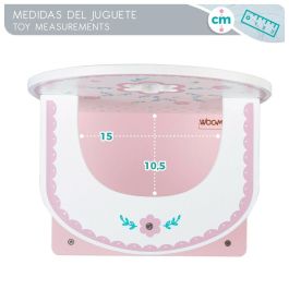 Trona Woomax 25 x 55 x 20 cm Muñecas Blanco Rosa 2 Unidades