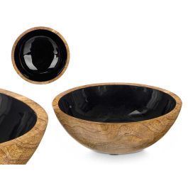 Plato Hondo 20 cm Madera Mango Negro - Giftdecor (12 Unidades) Precio: 62.89999991. SKU: B1FHCJ454G