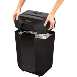 Fellowes LX70 Destructora de Papel CrossCut/Partículas, 11 Hojas, P-4, 4x40mm, 18L, Negro