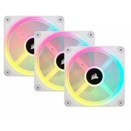 Corsair COR1690976832345 Ventilador PC iCUE LINK QX120 RGB Blanco 120mm Kit de Inicio