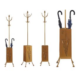 Perchero Paraguero Metal Cuadrado Dorado Giftdecor 34x188x34 cm Precio: 57.69000006. SKU: S3609705