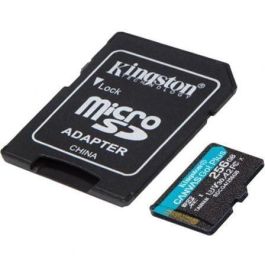 Kingston SDCG4/256GB Tarjeta de Memoria CANVAS Go! Plus 256GB microSD XC 200MB/s U3 V30 A2 para 4K UHD y Gaming con Adaptador