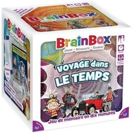Asmodee 5025822133366 Juego de Fiesta BrainBox Viajes en el Tiempo