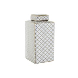 Jarron Glam DKD Home Decor Blanco Dorado 14.5 x 30 x 14.5 cm Precio: 39.49999988. SKU: S3015250