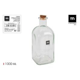 Botella Frasca 1000 ml con tapón de corcho - La Mediterranea (12 Unidades) Precio: 25.95000001. SKU: B14M9H3ERT
