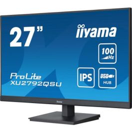 MONITOR IIYA;A 27" PROLITE XU2792QSU-B6, IPS WQHD, 100HZ, 0,4MS, USB, HDMI, DISPLAYPORT, ALT 2x2W, INCLI MONITOR IIYA;A 27" PROLITE XU2792QSU-B6, IPS WQHD, 100HZ, 0,4MS, USB, HDMI, DISPLAYPORT, ALT 2x2W, INCLI