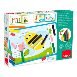 Goula Juego Didáctico de Actividades con Regletas para Niños - Educativo y Lúdico