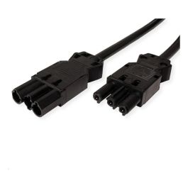 Bachmann Alargador de Cable 4m, GST18 a GST18, Hembra-Macho, H05VV-F 3G1.5 Negro, Referencia 375.0551