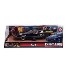 Coche de metal fantástico kitt con luz escala 1:24 30x15x11 cm Coche de metal fantástico kitt con luz escala 1:24 30x15x11 cm