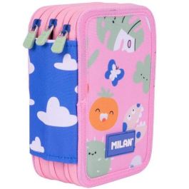 Milan Plumier Serie Especial Green & Grow 3 Pisos con 49 Piezas de Contenido Escolar Completo Rosa y Verde Precio: 25.5899996. SKU: B1AMZKG38L