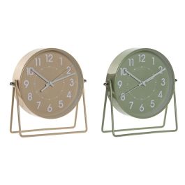 Reloj Sobremesa Basicos DKD Home Decor Verde Menta Beige 6.5 x 18.5 x 18 cm (2 Unidades) Precio: 30.50000052. SKU: B1434FN47J