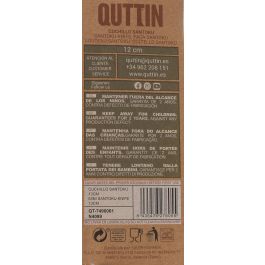 Cuchillo Mini Santoku Terra 12 cm - Quttin (36 Unidades) Cuchillo Mini Santoku Terra 12 cm - Quttin (36 Unidades)