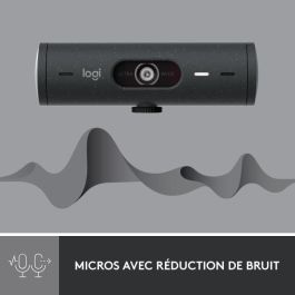 Logitech - BRIO 500 HD Webcam con Auto Expo - Graphite