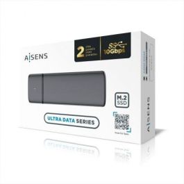 Aisens Caja Externa M.2 NGFF para SSD M.2 SATA/NVME a USB 3.1 Gen 2, Gris - Aluminio, Compatible con 2230/2242/2260/2280 Aisens Caja Externa M.2 NGFF para SSD M.2 SATA/NVME a USB 3.1 Gen 2, Gris - Aluminio, Compatible con 2230/2242/2260/2280