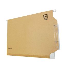 Gio Carpeta Colgante Visor Lateral Arcón Kraft Bicolor Cartulina Folio Con Etiquetas -25U- Gio Carpeta Colgante Visor Lateral Arcón Kraft Bicolor Cartulina Folio Con Etiquetas -25U-