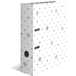 HERMA Ordner A4 Sterne weiß mit grauem Stern Precio: 17.5000001. SKU: B1B2357QHC